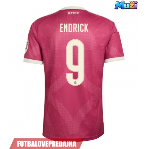 Lacne Muži Futbalové dres Real Madrid Endrick #9 2026-27 Krátky Rukáv - Tretina